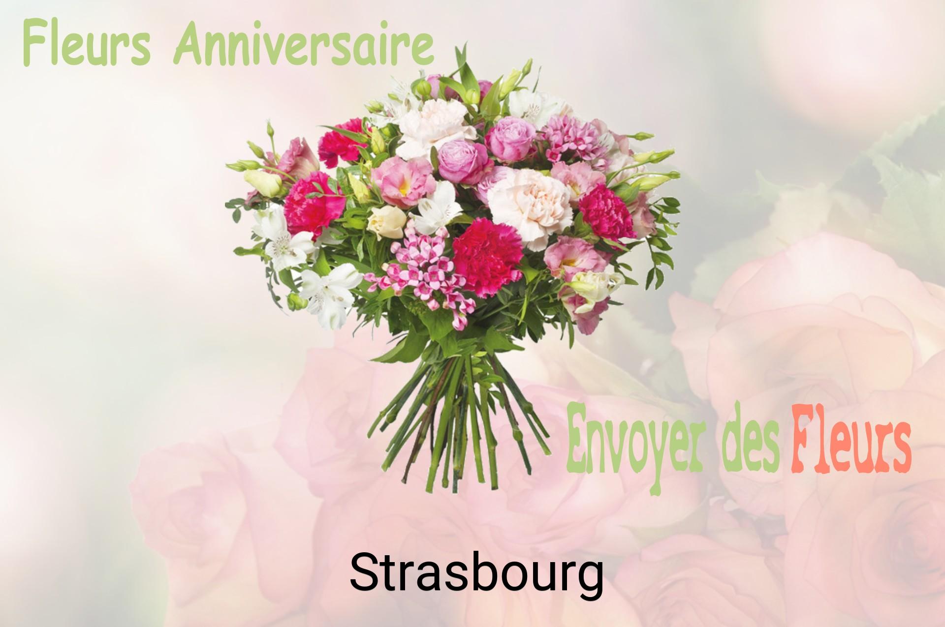 Bouquet de fleurs d’anniversaire livré à Strasbourg