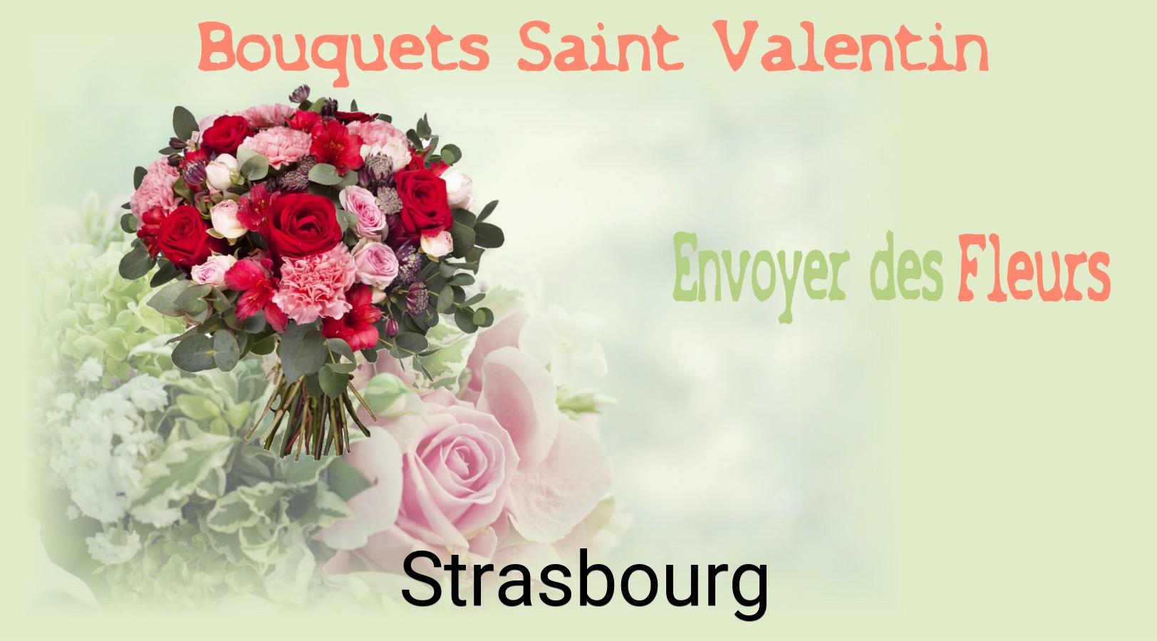 Roses de Saint-Valentin livrées à Strasbourg